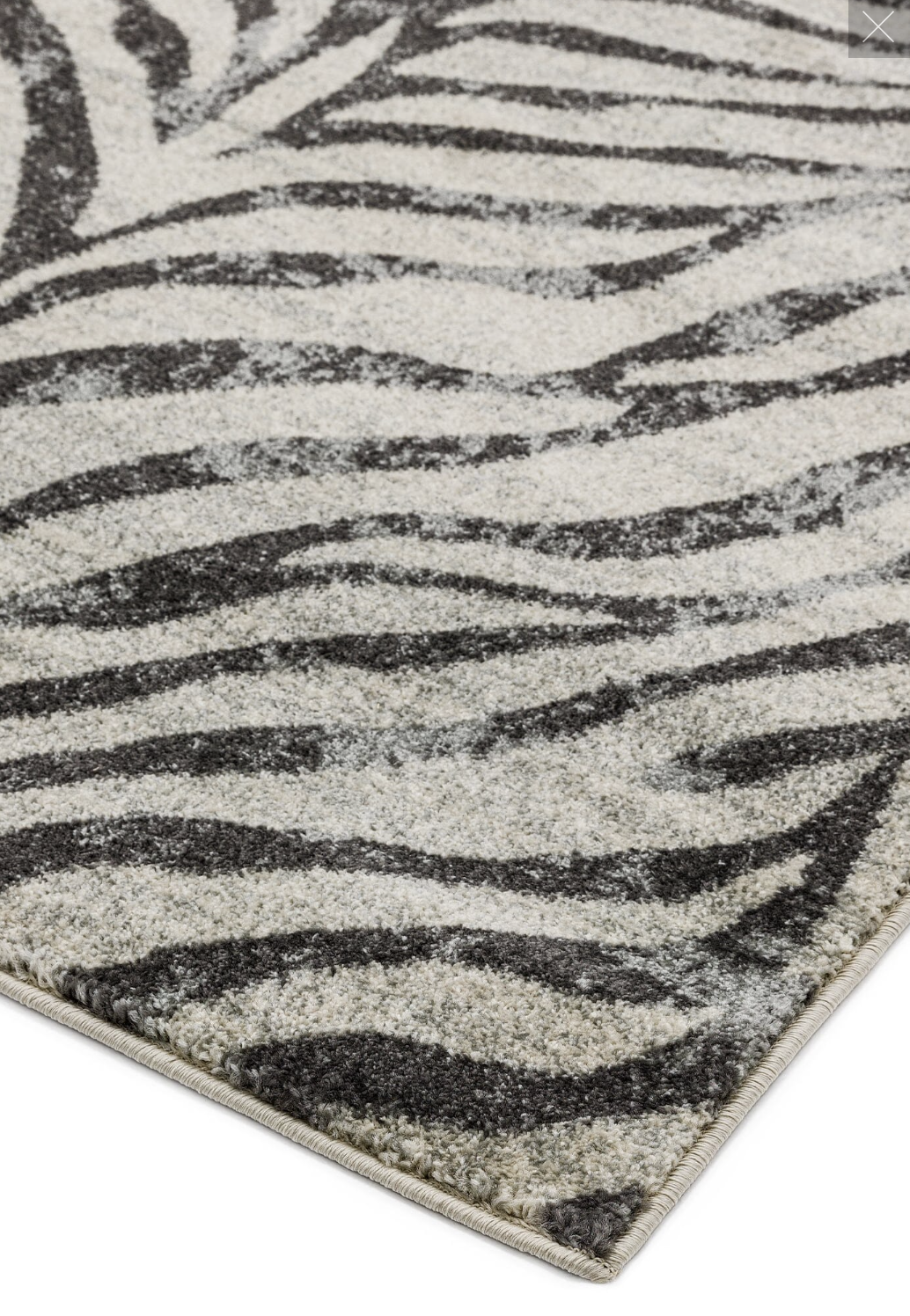 Nova Zebra NV27 Rugs in Zebra Grey