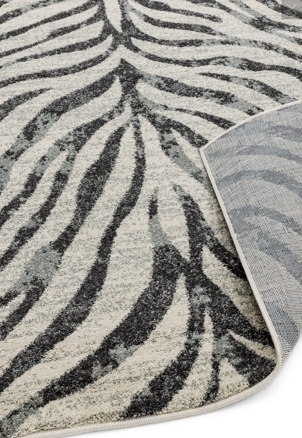 Nova Zebra NV27 Rugs in Zebra Grey