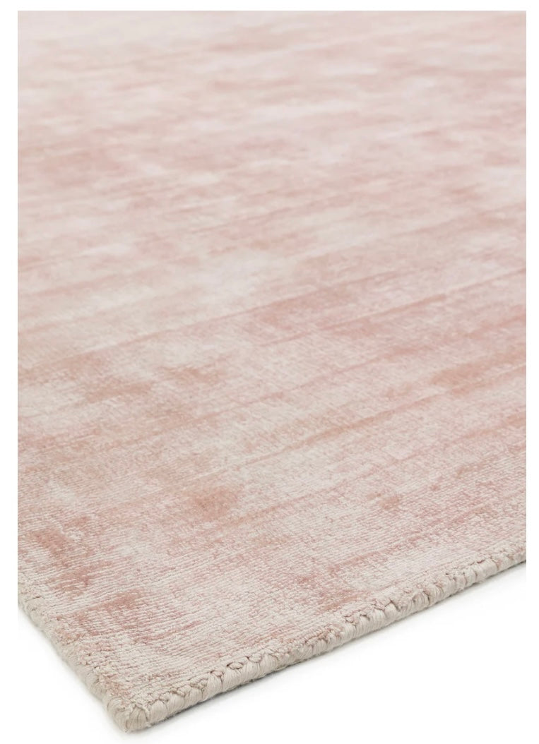 Blade Plain Rugs in Pink