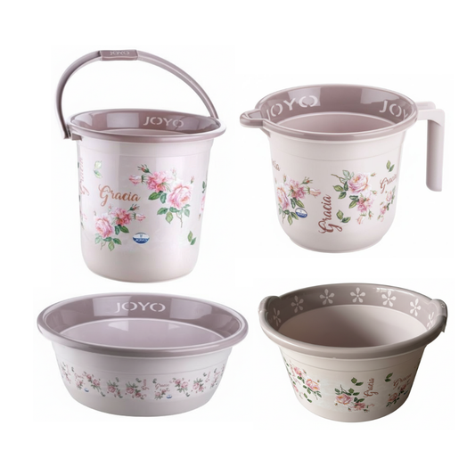 Joyo Gracia 4Pcs - Bucket, Tub, Basin & Jug