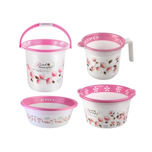 Joyo 4pcs - Bucket, Tub, Basin & Jug