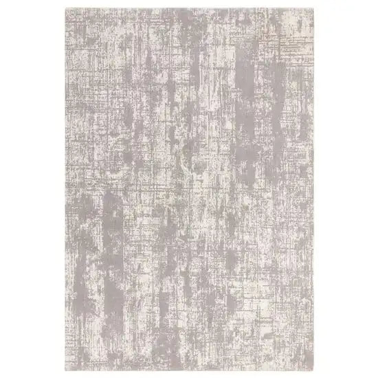 Kuza Abstract Grey Rug by Asiatic