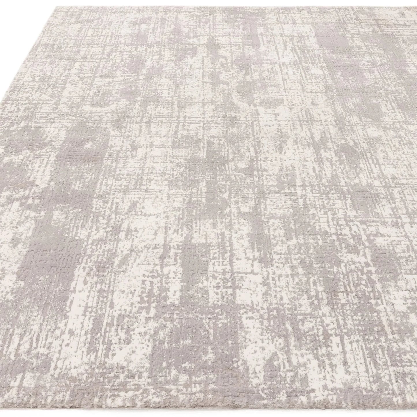 Kuza Abstract Grey Rug by Asiatic