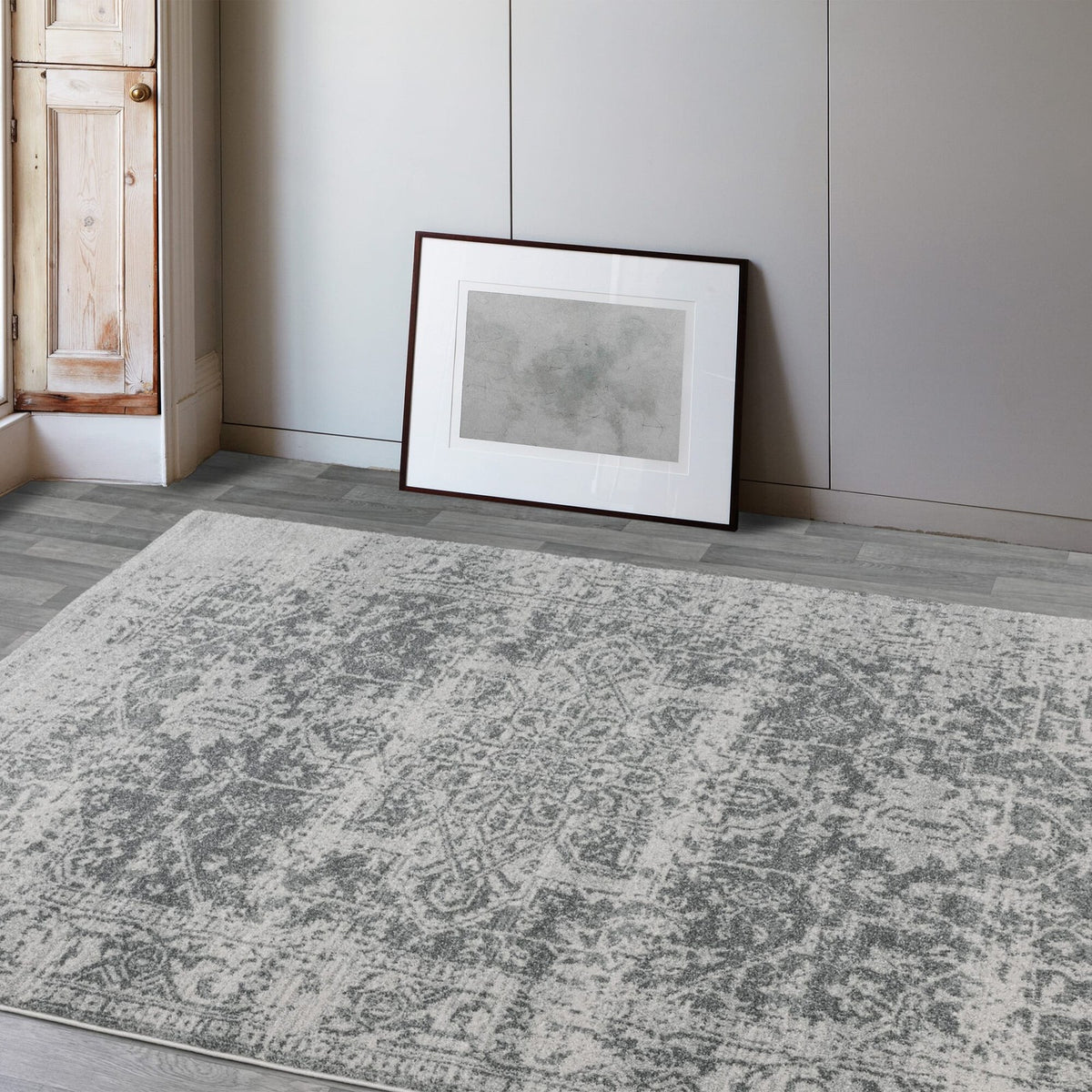 Asiatic Nova NV10 Antique Grey Rug 160 x 230 cm Machine Woven Traditional