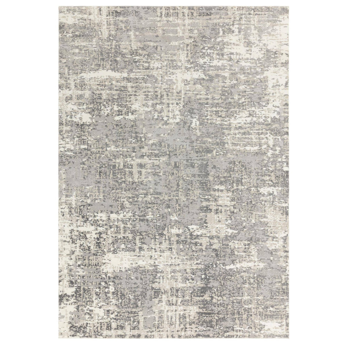 Asiatic Stellar ST12 Grey Ivory Rug 200 x 290 cm Lustre Machine Woven Modern