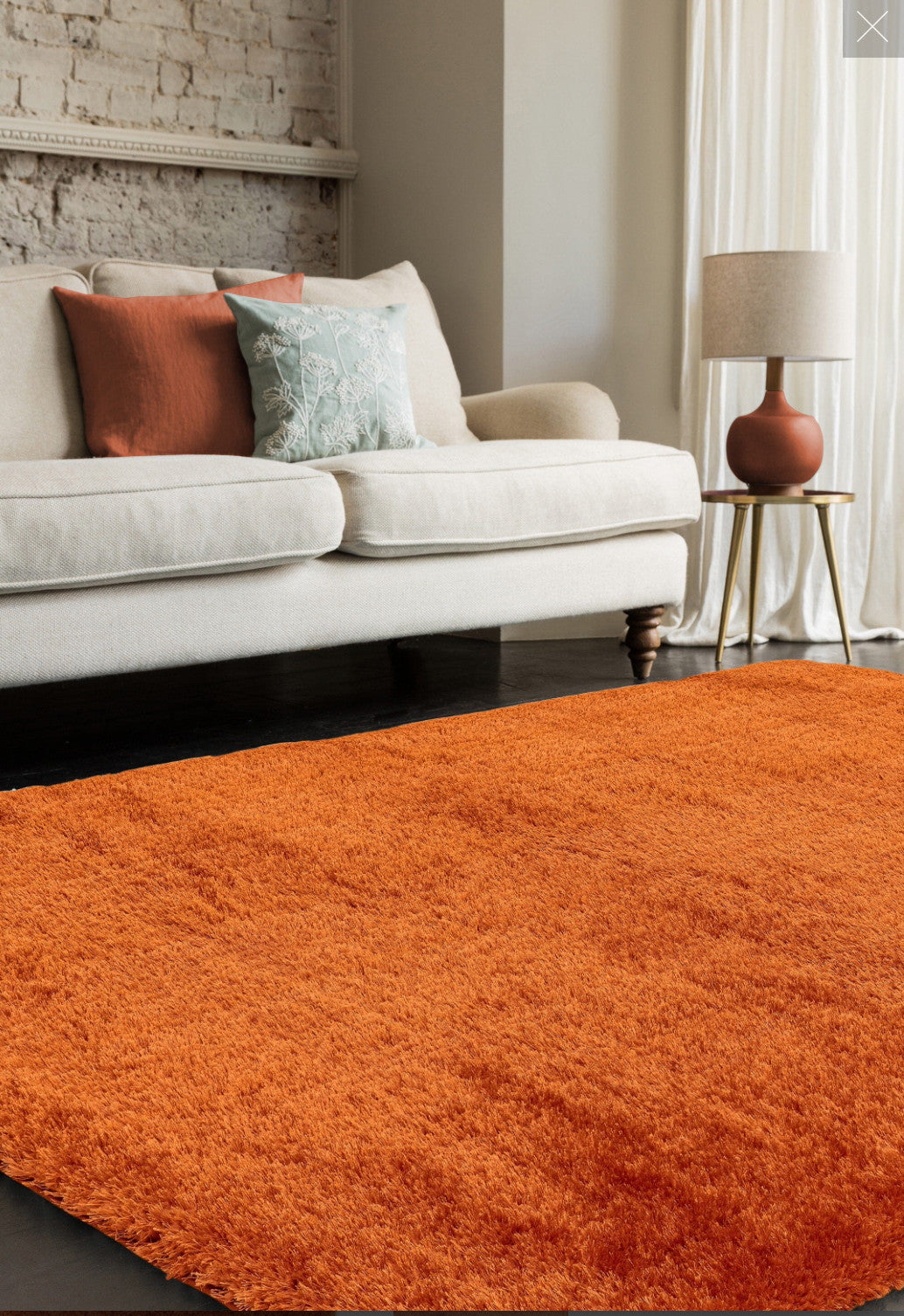 Asiatic Payton Orange Rug 120 x 170 cm Polyester Machine Woven Modern