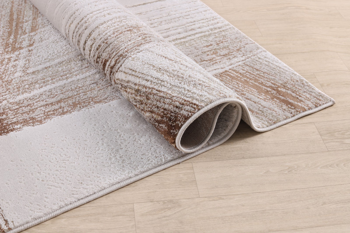 Rug Velora VE06 LUMINARA METALLIC BEIGE Modern abstract designs