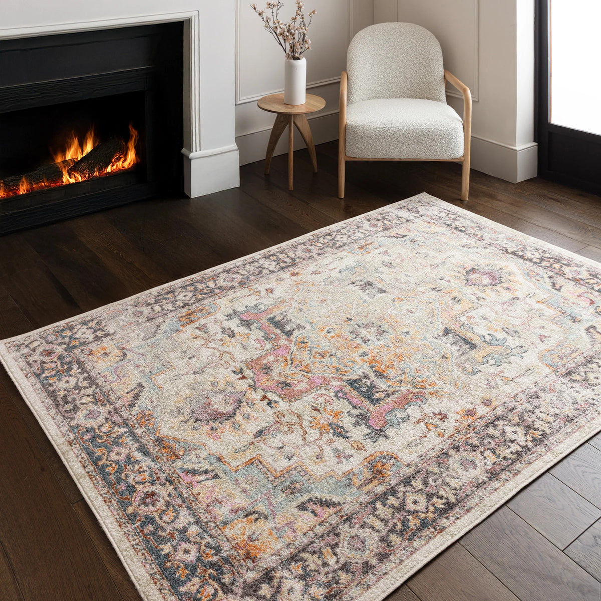 Asiatic Flores Kira FR04 Rug 200 x 290 cm Machine Woven Traditional