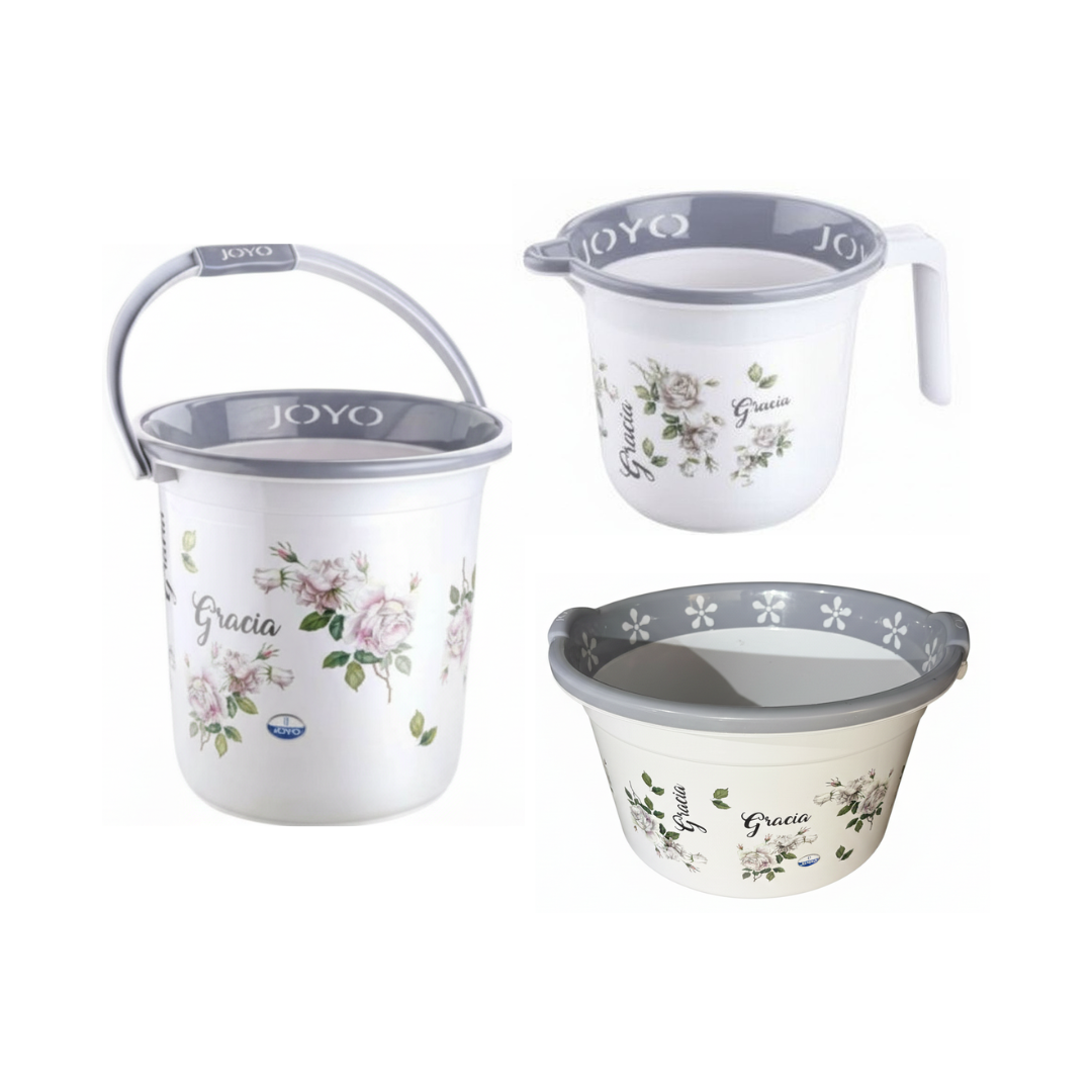 Joyo Gracia 3Pcs - Bucket, Tub & Jug