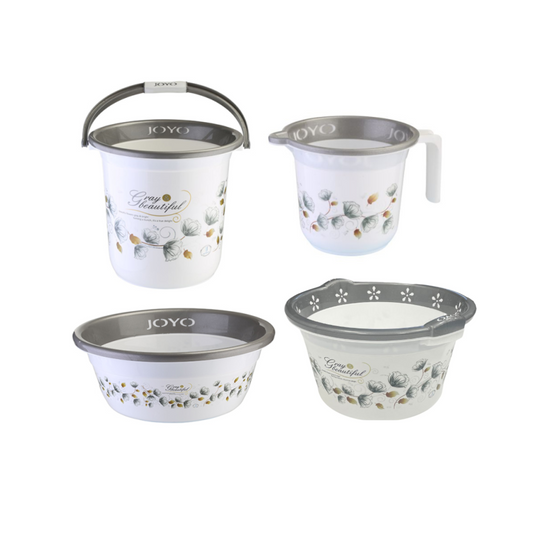 Joyo 4pcs - Bucket, Tub, Basin & Jug