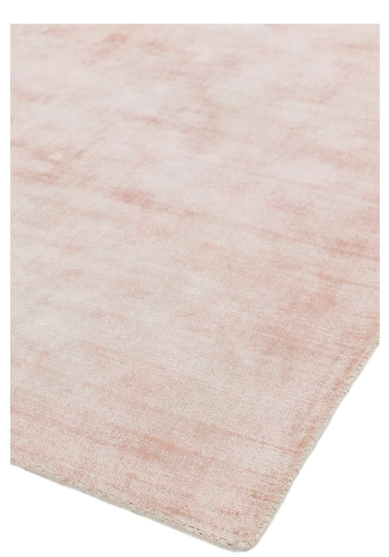 Blade Plain Rugs in Pink
