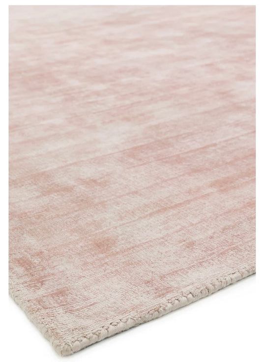 Blade Plain Rugs in Pink