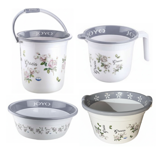 Joyo Gracia 4Pcs - Bucket, Tub, Basin & Jug