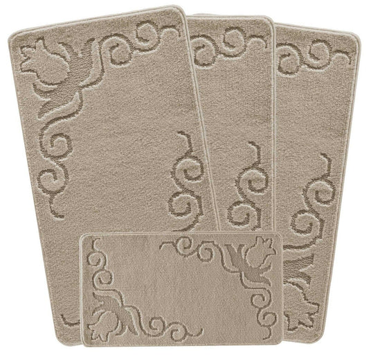 MARIKA Washable mat 4pcs 67X120CM & 50X67cm