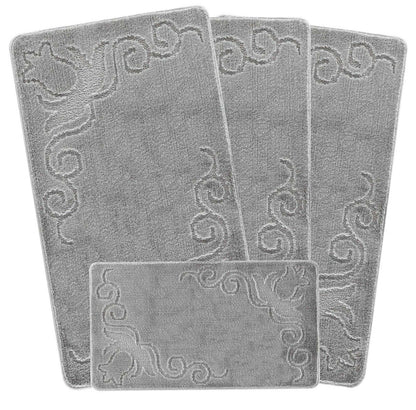 MARIKA Washable mat 4pcs 67X120CM & 50X67cm
