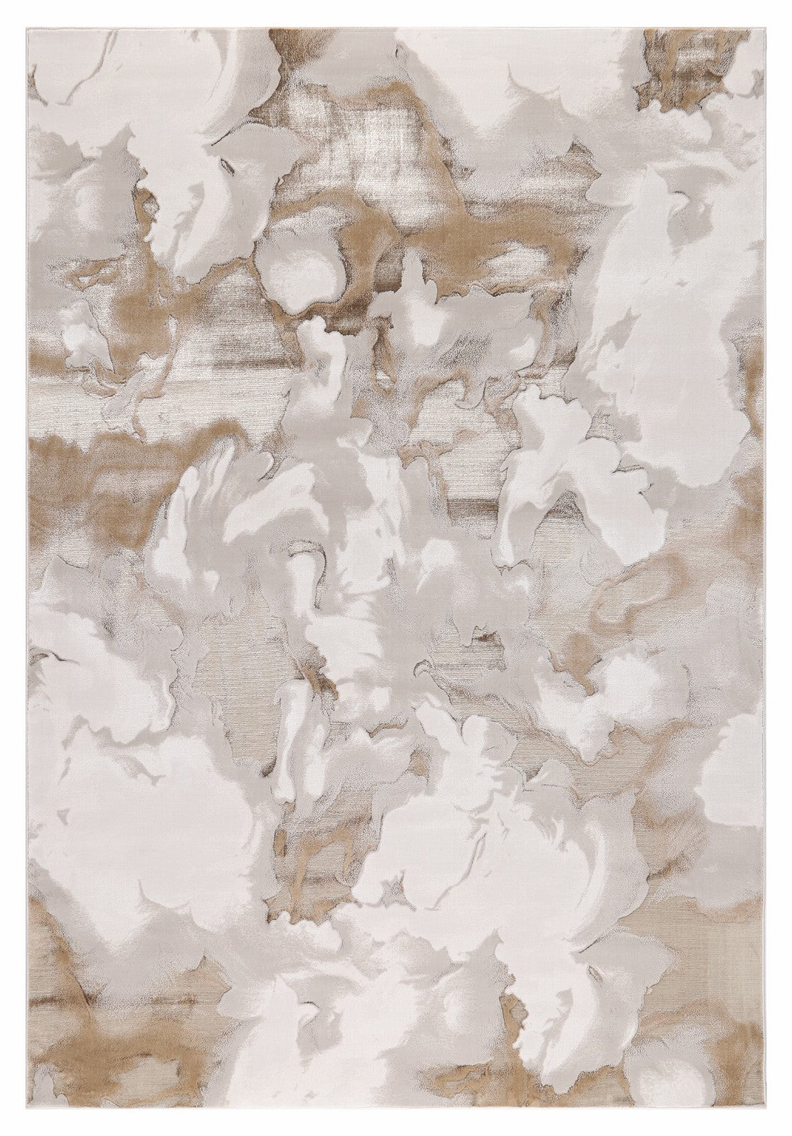 Rug Velora VE08 CLUDIA Metallic Beige Modern abstract designs