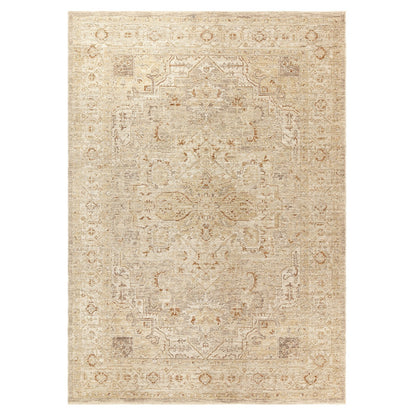 Asiatic HE01 Beige Traditional Rug 80 x 160 cm Machine Woven Traditional