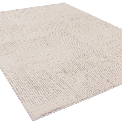 Asiatic Axel AX04 Cream Rug 120 x 160 cm Polypropylene Machine Woven Modern
