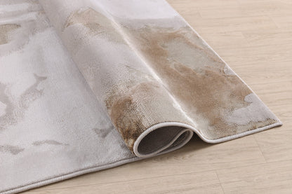 Rug Velora VE08 CLUDIA Metallic Beige Modern abstract designs
