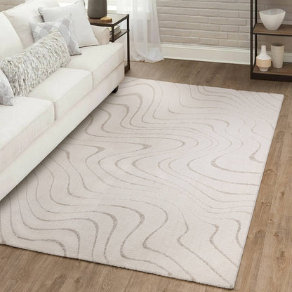 Asiatic Axel AX03 Cream Rug 120 x 160 cm Polypropylene Machine Woven Modern