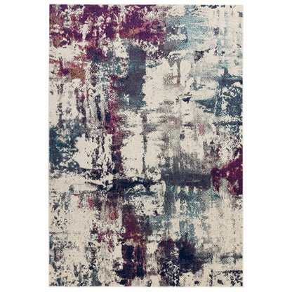 Asiatic Nova NV23 Navy Multi Rug 200 x 290 cm Polypropylene Machine Woven