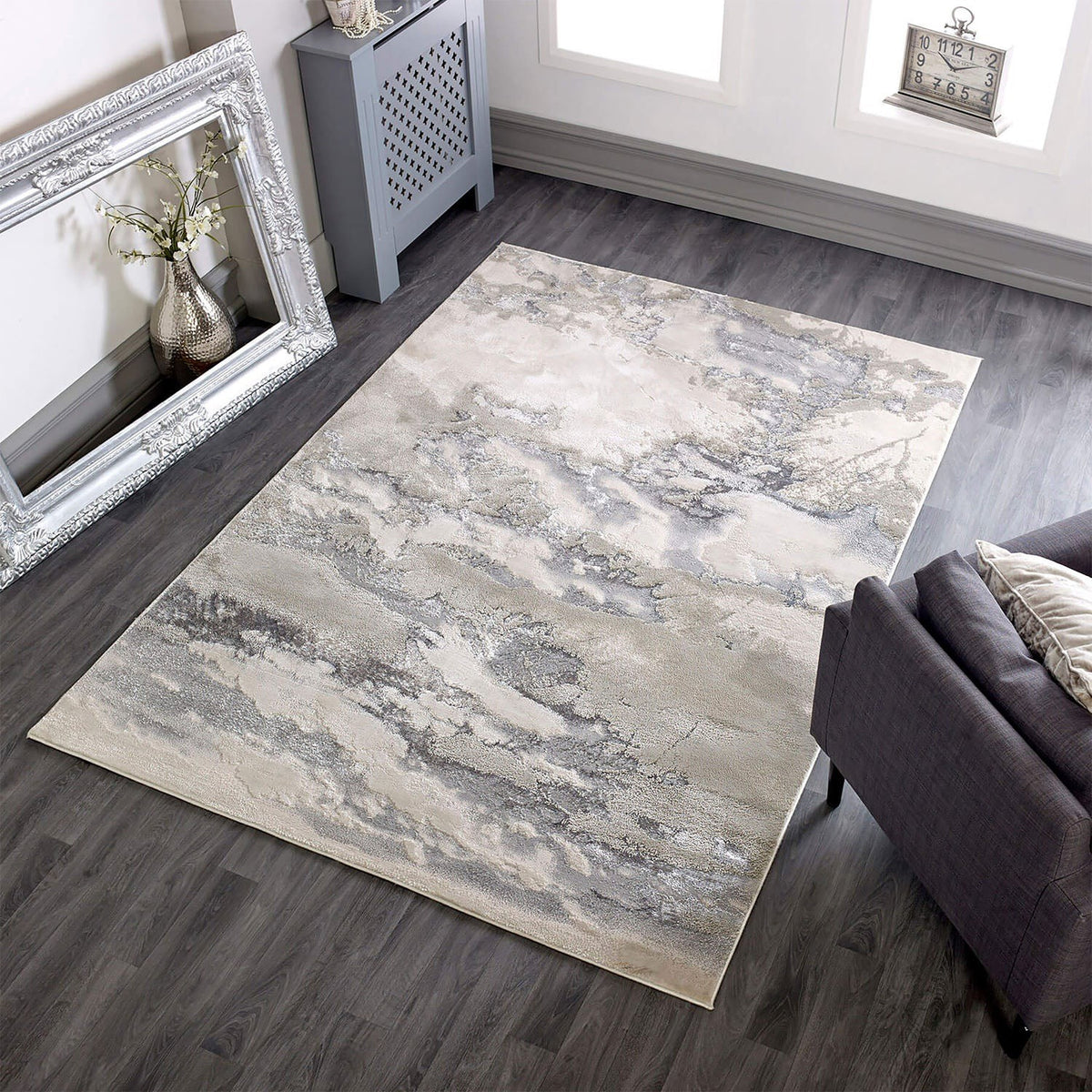 Aurora Grey AU02 Cloud Rug 160x230cm