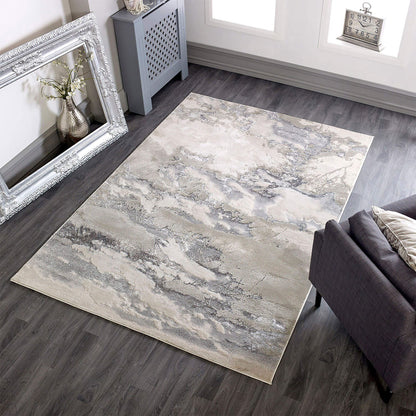 Aurora Grey AU02 Cloud Rug 160x230cm