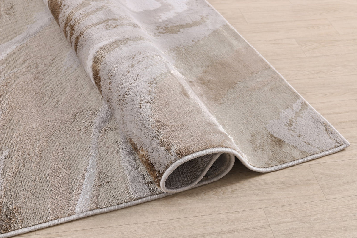 Rug Velora VE10 WAVE Metallic BEIGE Modern abstract designs