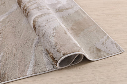 Rug Velora VE10 WAVE Metallic BEIGE Modern abstract designs