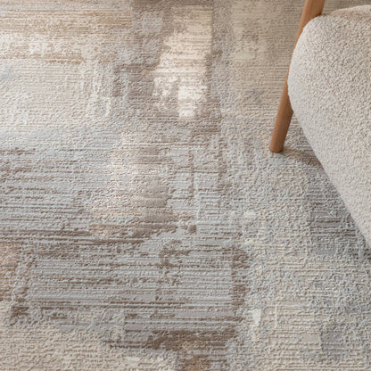 Asiatic Stellar ST07 Beige Rug 80 x 150 cm Polypropylene Machine Woven Modern
