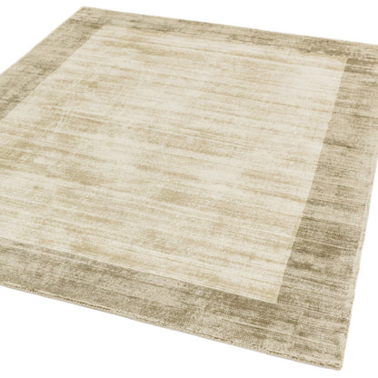 Asiatic Blade Border Smokey Putty Rug 120 x 170 cm Viscose Hand Woven