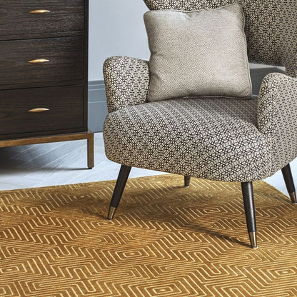 Asiatic Glaze Ochre Pulse Rug 160 x 230 cm Modern