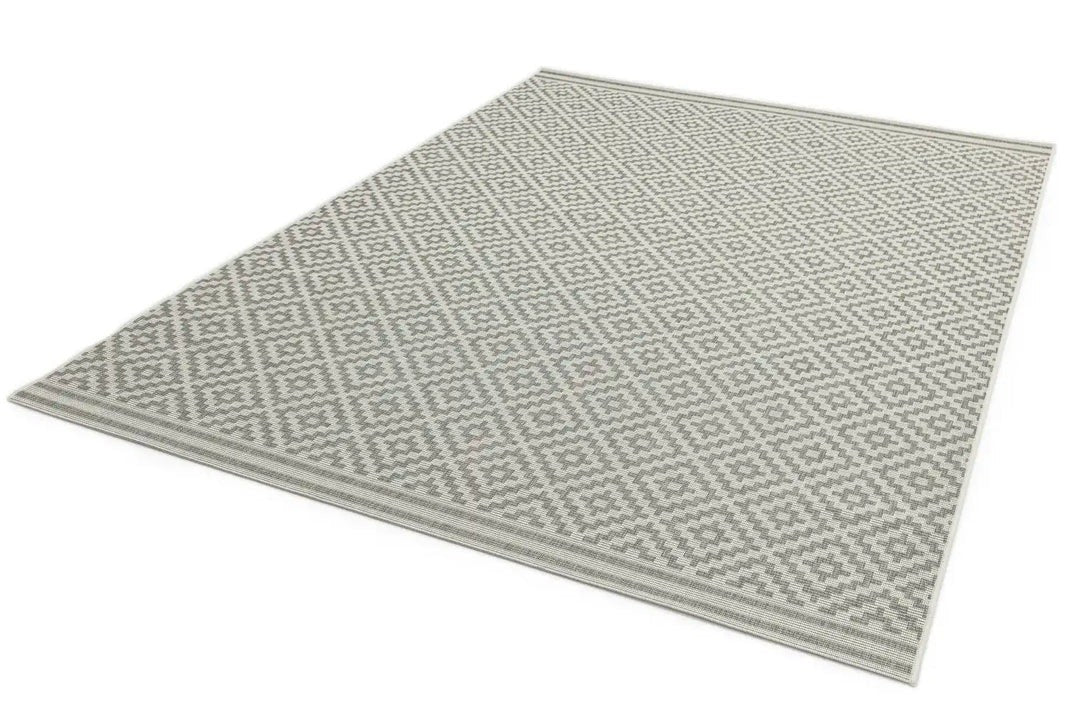 Rug Patio 11 Diamond Grey Rug by Asiatic 200x290cm