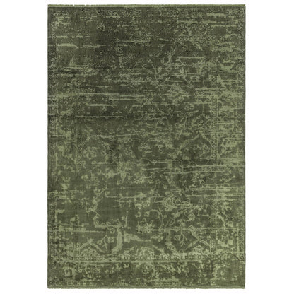 Asiatic Zehraya ZE06 Abstract Green Rug 160 x 230 cm Polyester Machine Woven