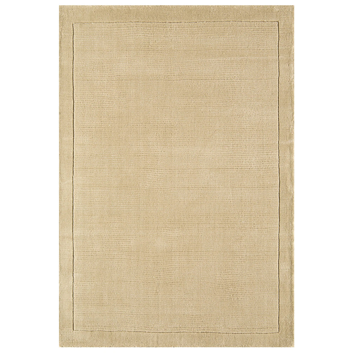 Asiatic York Beige Rug 120 x 170 cm 100% Wool Hand Woven Modern