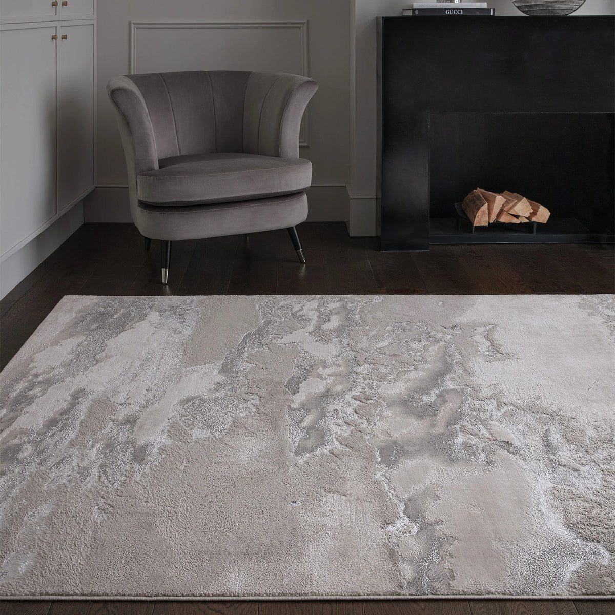 Asiatic Aurora AU02 Cloud Rug 160 x 230 cm Polyester Machine Woven Modern