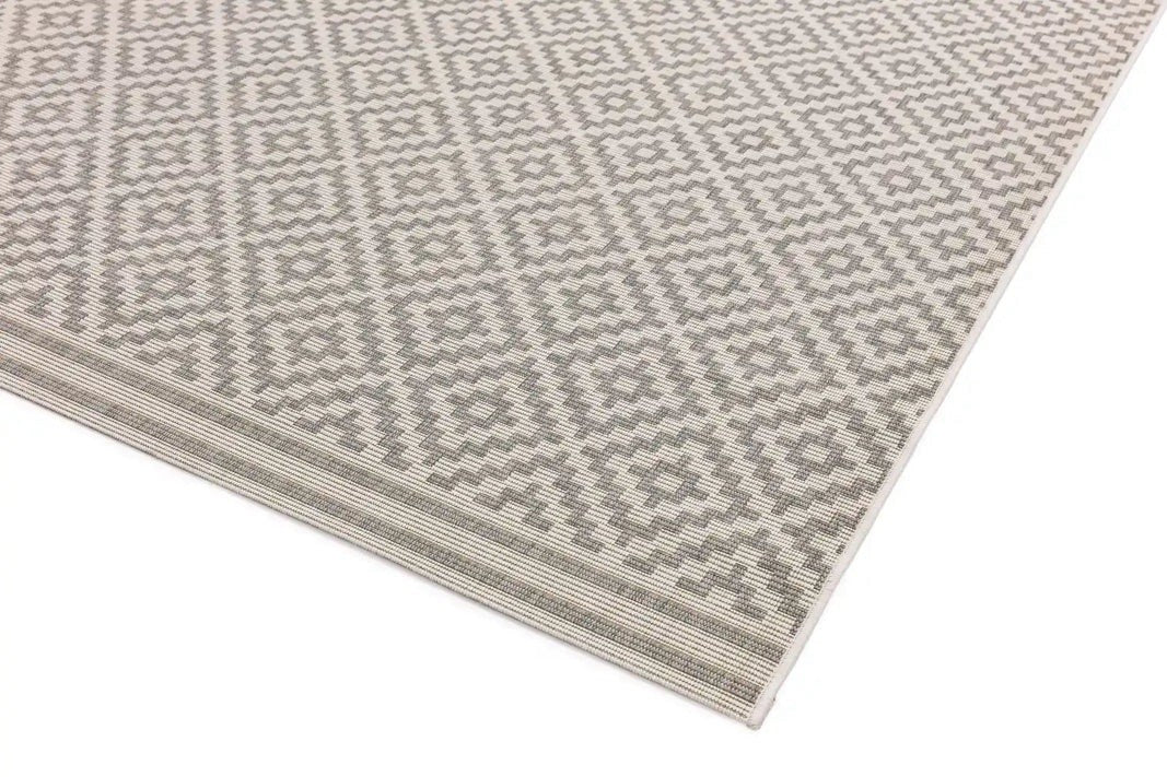 Rug Patio 11 Diamond Grey Rug by Asiatic 200x290cm