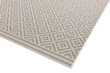 Rug Patio 11 Diamond Grey Rug by Asiatic 200x290cm