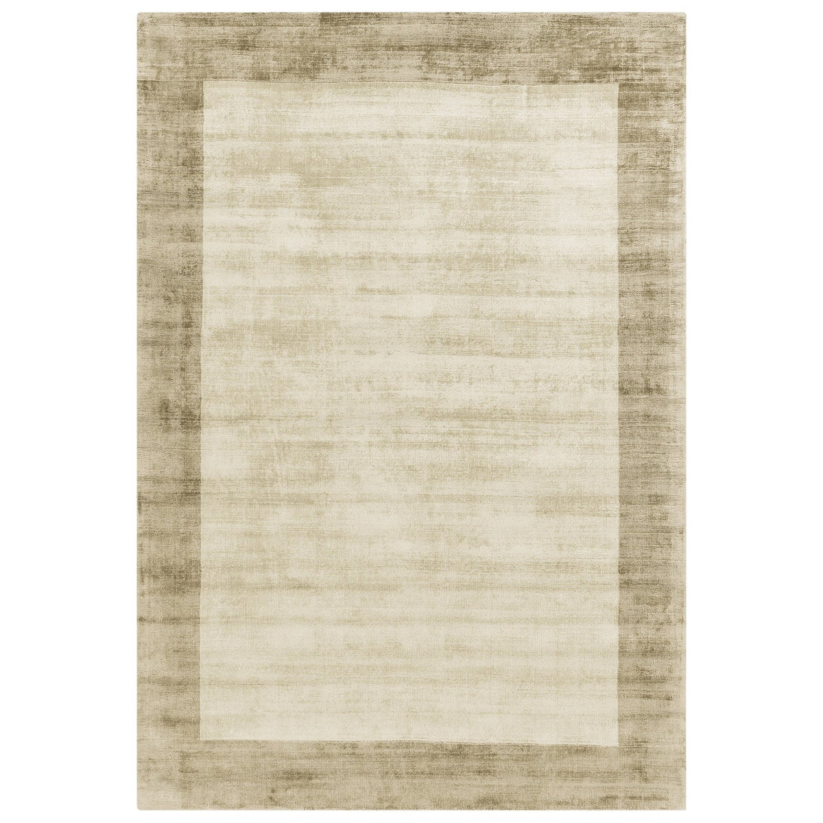 Asiatic Blade Border Smokey Putty Rug 120 x 170 cm Viscose Hand Woven