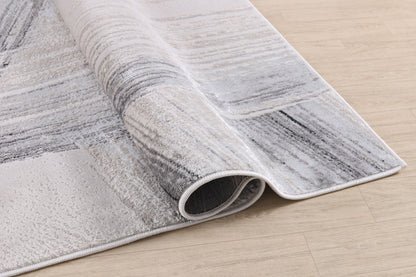 Rug Velora VE07 LUMINARA METALLIC BLACK Modern abstract designs