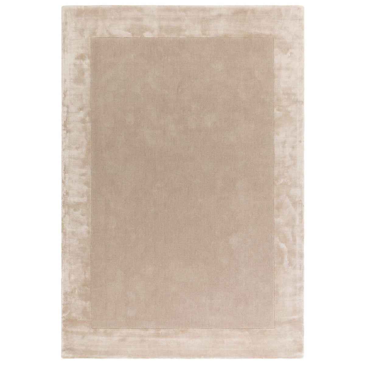 Asiatic Ascot Putty Rug 200 x 290 cm Wool Viscose Hand Woven Contemporary