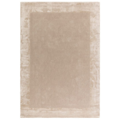 Asiatic Ascot Putty Rug 200 x 290 cm Wool Viscose Hand Woven Contemporary