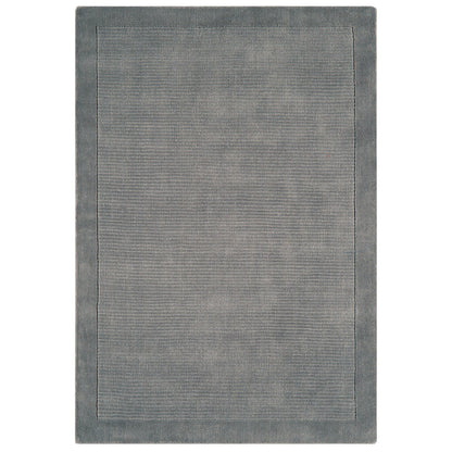 Asiatic York Grey Rug 120 x 170 cm 100% Wool Hand Woven Modern