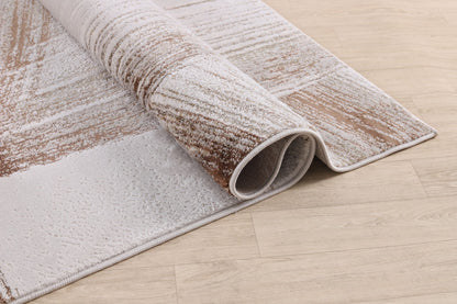 Rug Velora VE06 LUMINARA METALLIC BEIGE Modern abstract designs