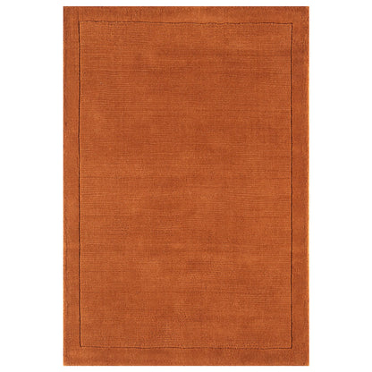 Asiatic York Terracotta Rug 120 x 170 cm 100% Wool Hand Woven Modern