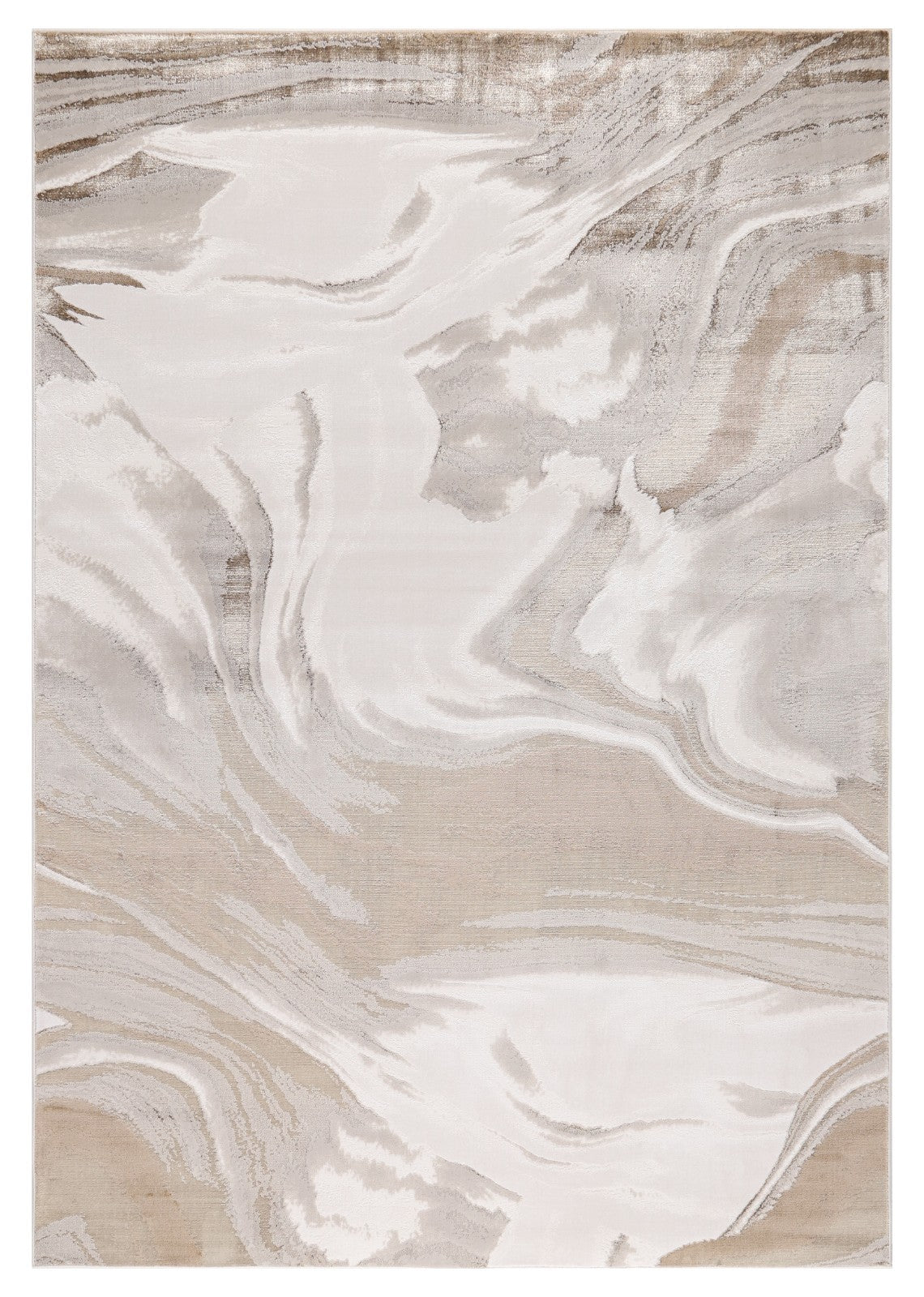 Rug Velora VE10 WAVE Metallic BEIGE Modern abstract designs
