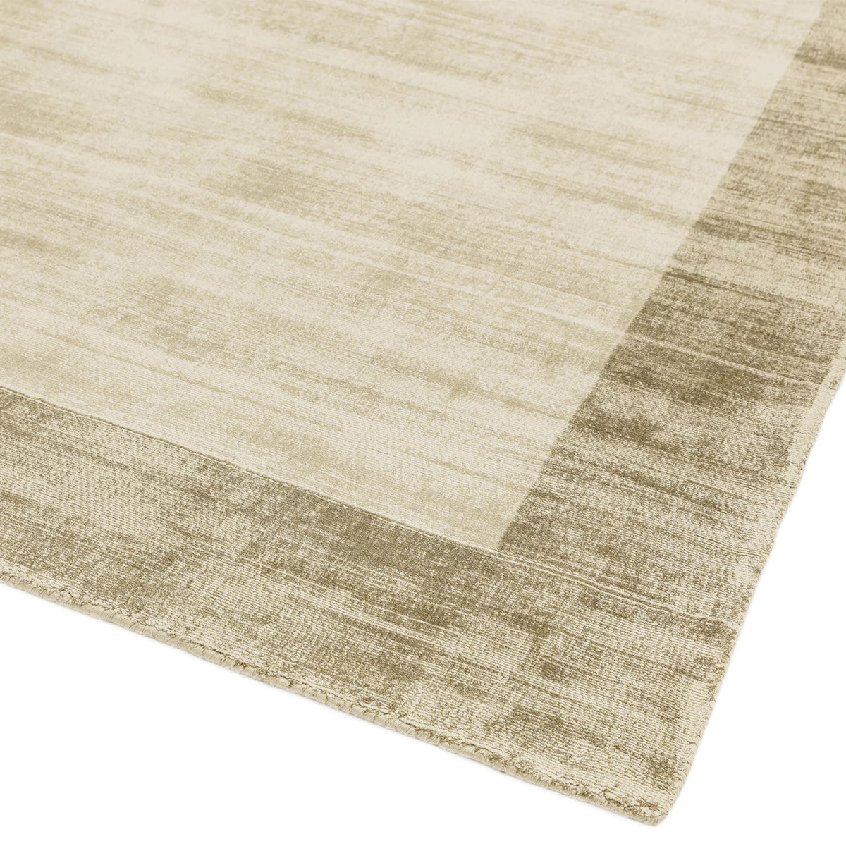 Asiatic Blade Border Smokey Putty Rug 120 x 170 cm Viscose Hand Woven