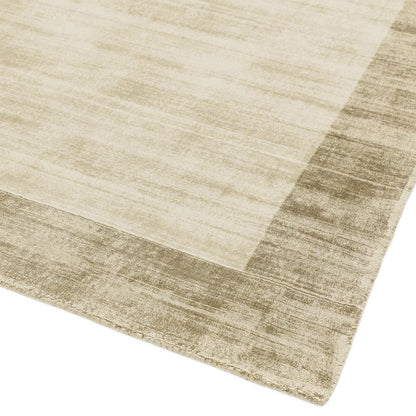 Asiatic Blade Border Smokey Putty Rug 120 x 170 cm Viscose Hand Woven