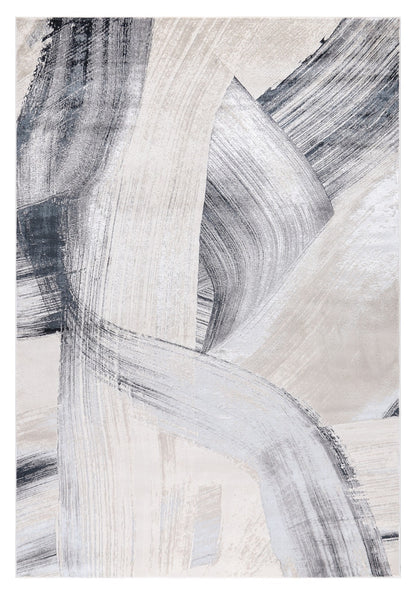 Rug Velora VE07 LUMINARA METALLIC BLACK Modern abstract designs