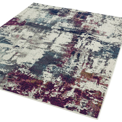 Asiatic Nova NV23 Navy Multi Rug 200 x 290 cm Polypropylene Machine Woven